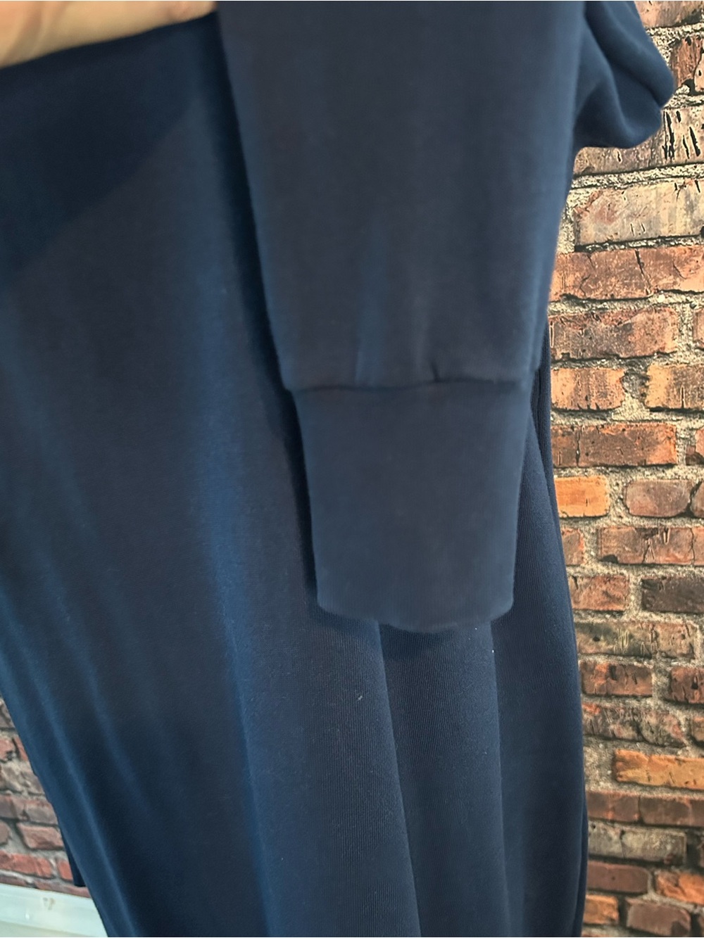GAP Long Sleeve Navy Blue Midi Dress TALL - Picture 3 of 5